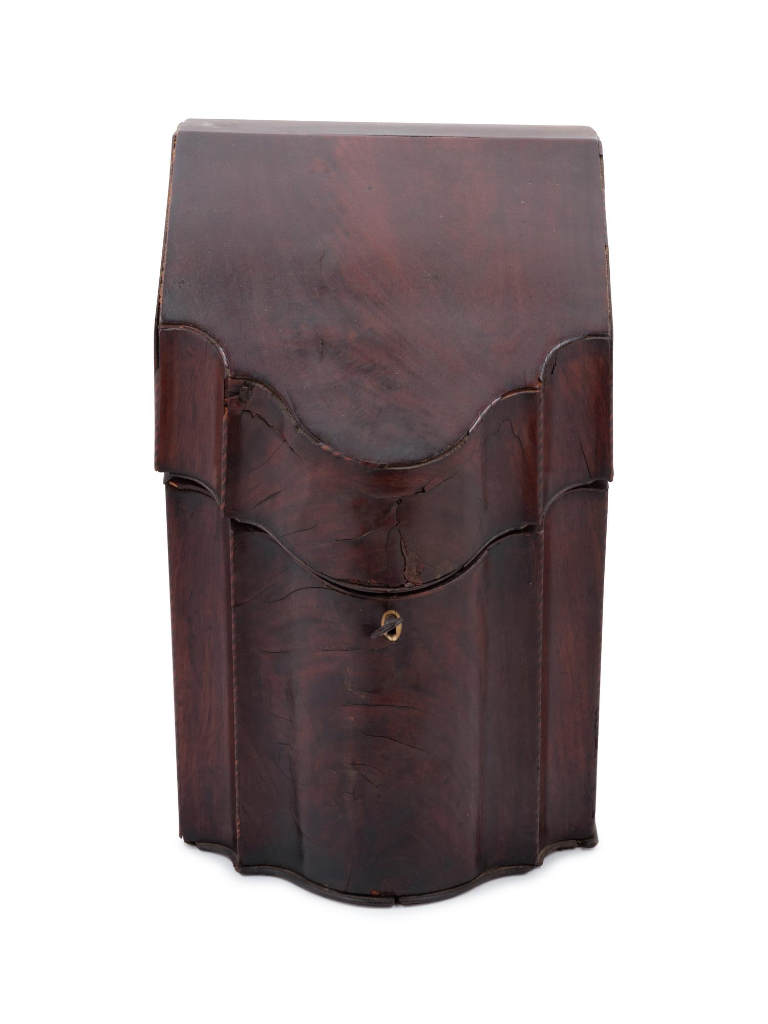 A George III Mahogany Knife Box