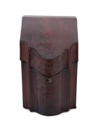 A George III Mahogany Knife Box