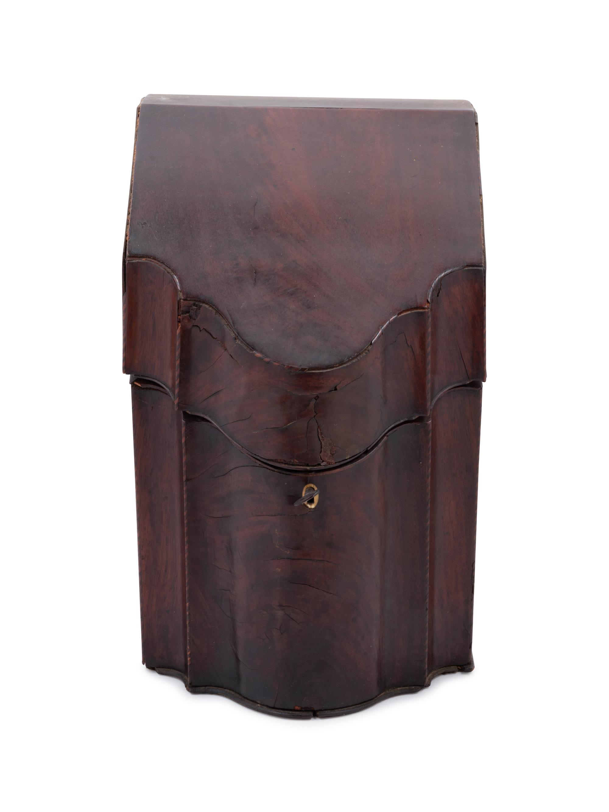 A George III Mahogany Knife Box