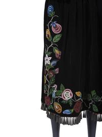Anishinaabe Beaded Skirt, Half Leggings, and Pillow Case