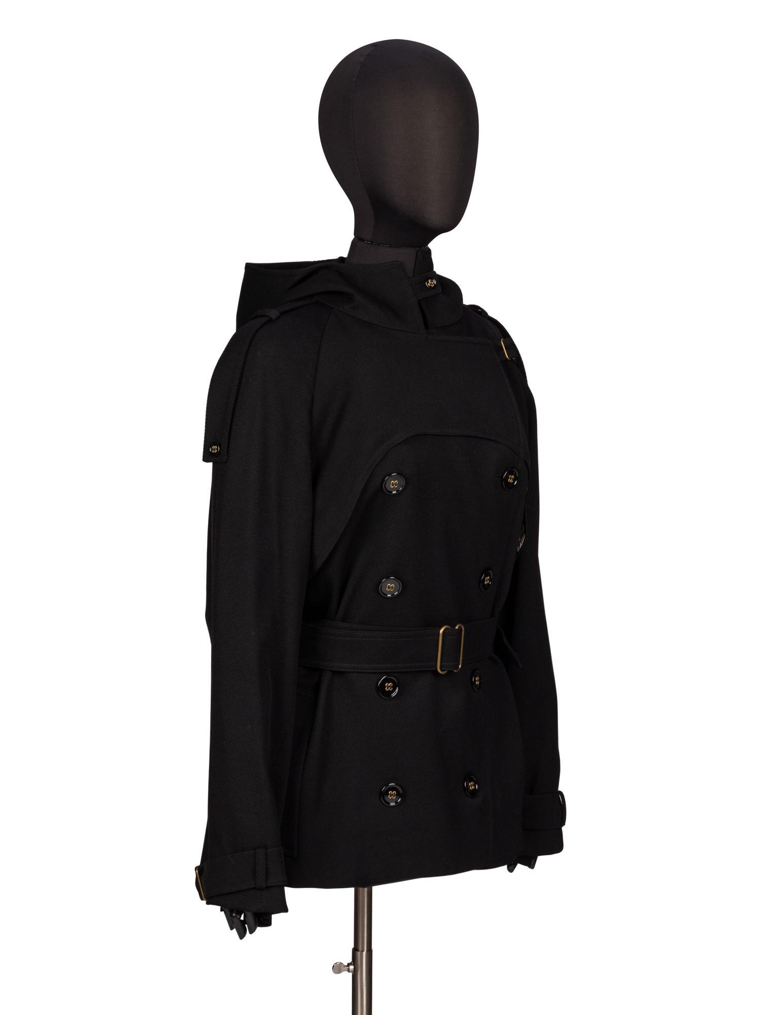 Stefano Pilati for Yves Saint Laurent Rive Gauche, Hooded Pea Coat
