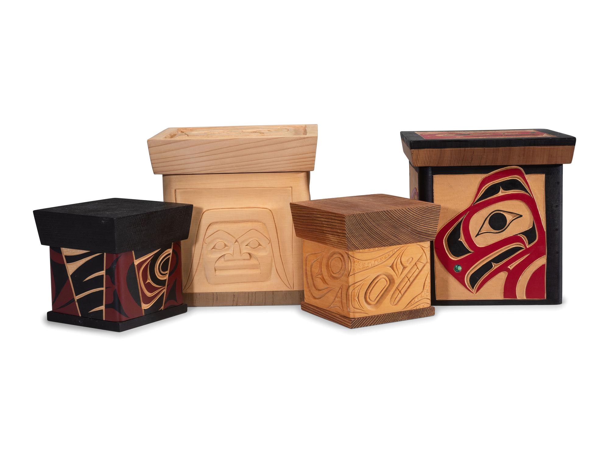 Carved Bentwood Boxes
