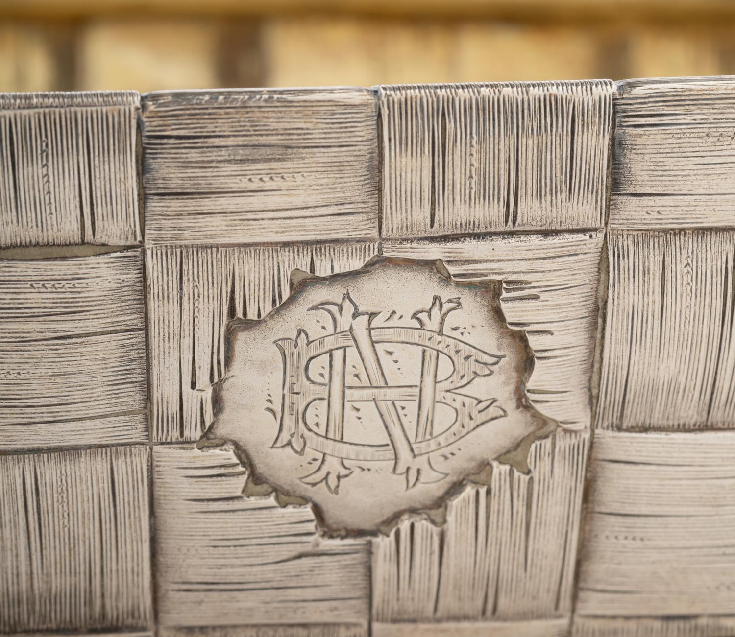 A Russian Silver Bread Basket