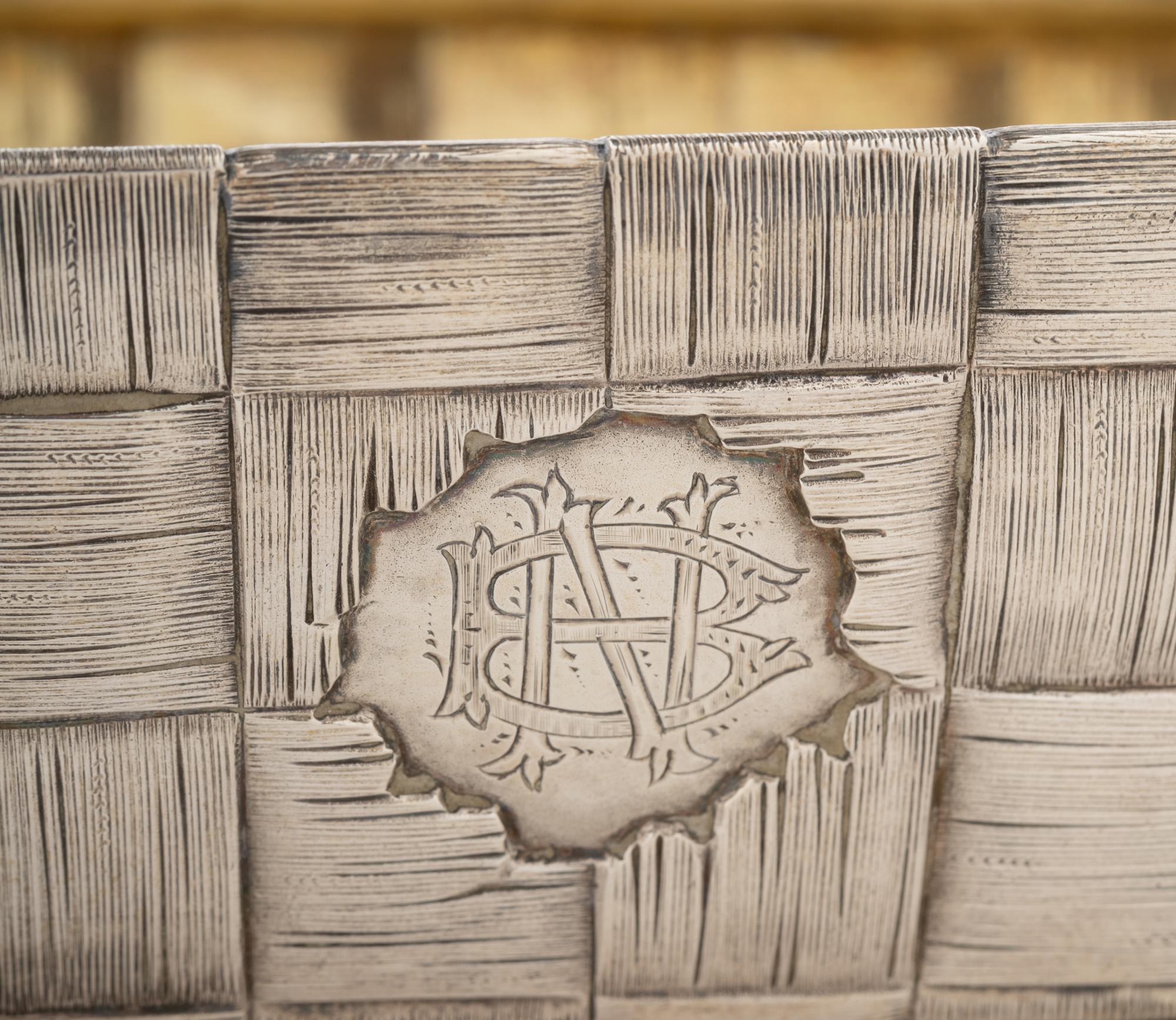 A Russian Silver Bread Basket