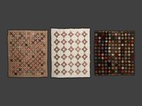 Three Patchwork Quilts