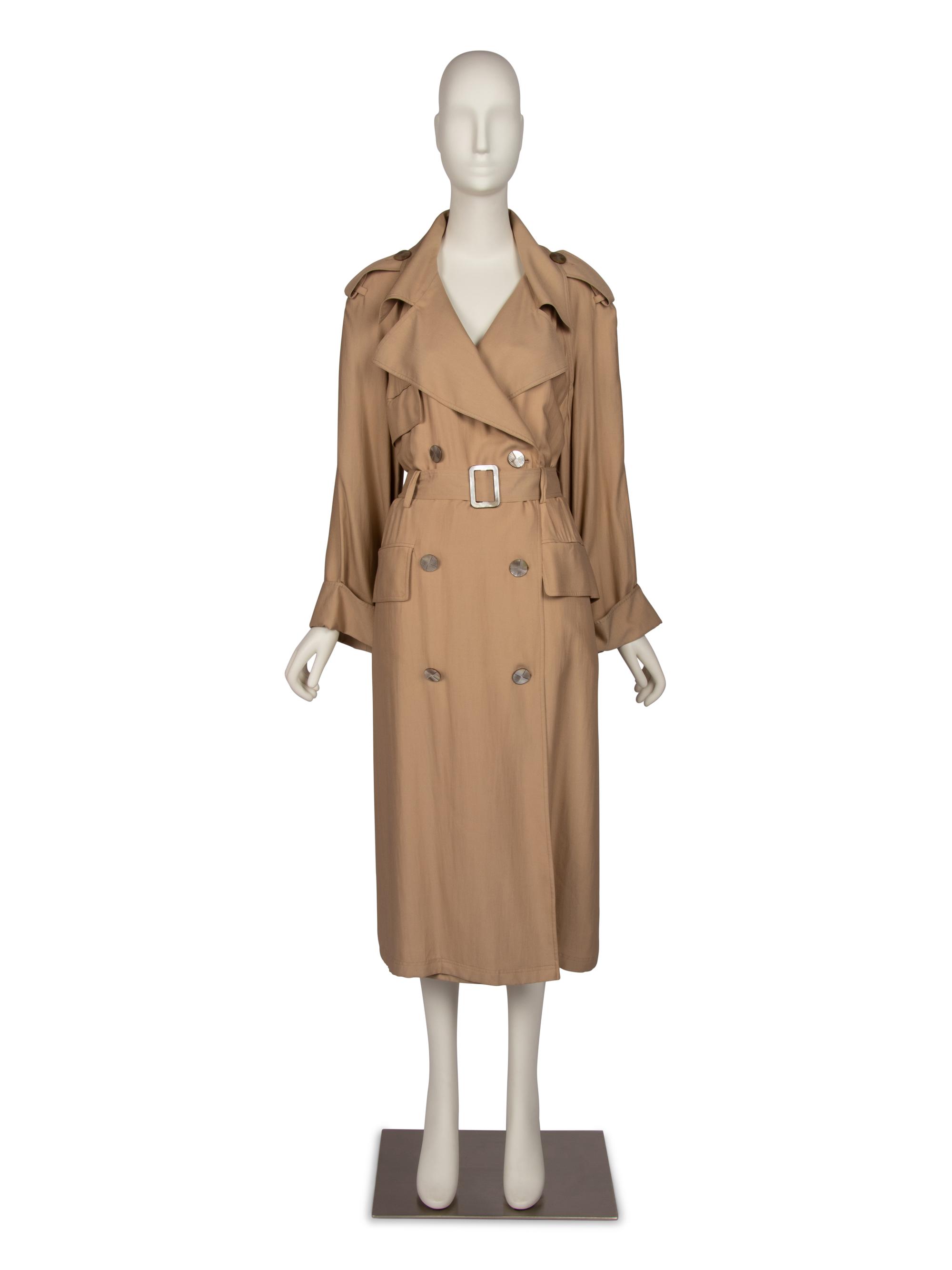 Valentino Boutique Tan Trench Coat, 1990s