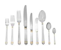 A French Silver-Plate Flatware Service