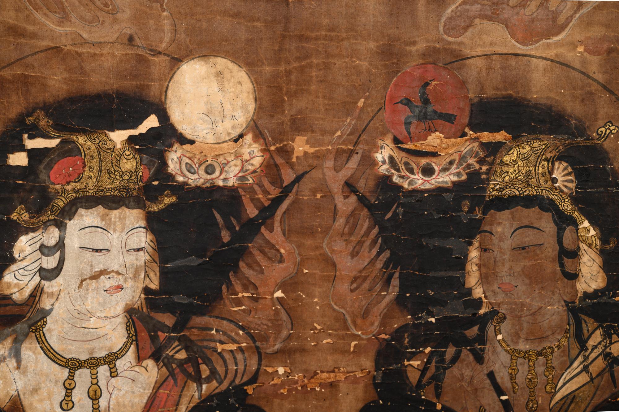 A Set of Six Japanese 'Buddhist' Paintings