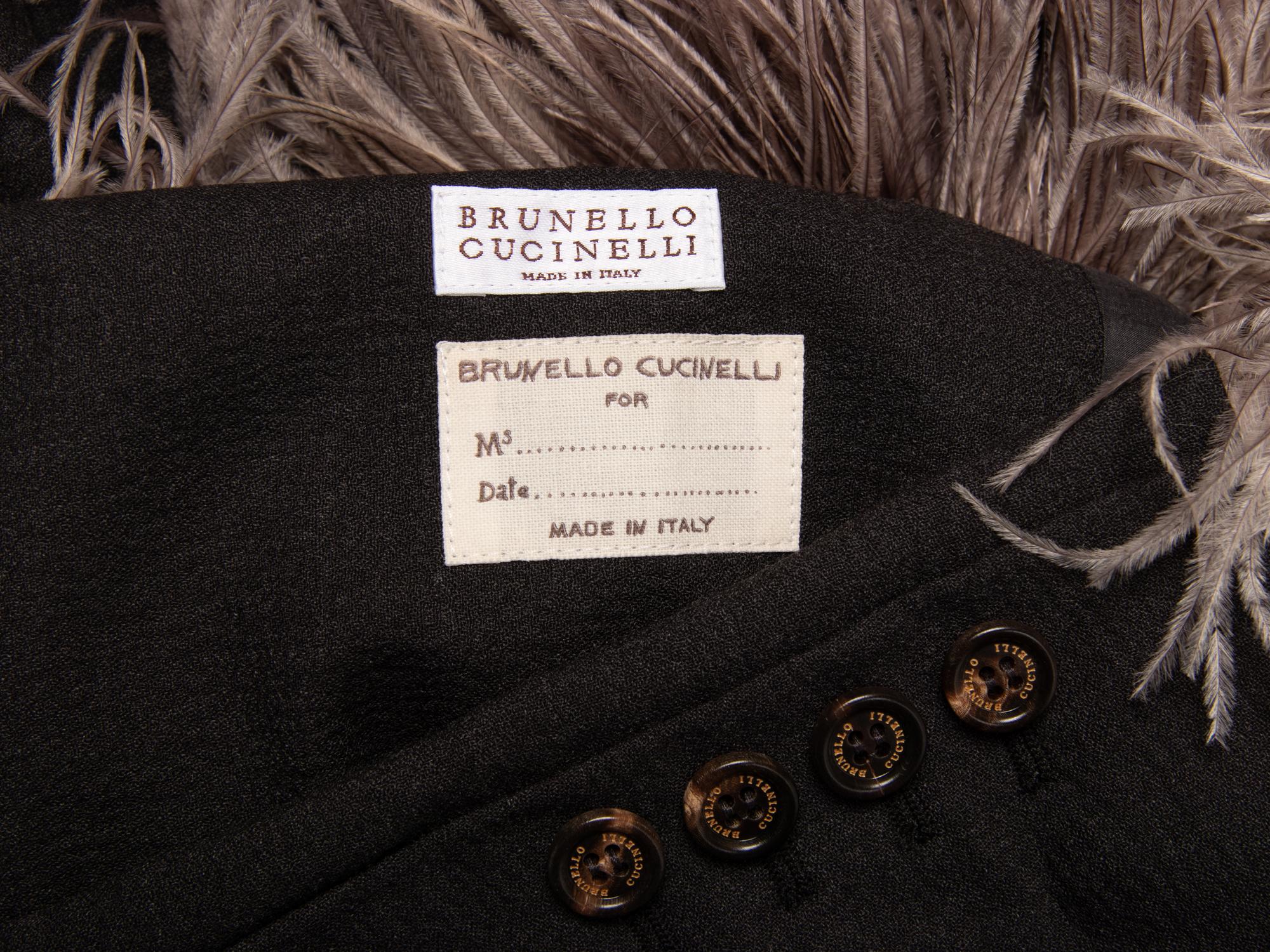 Brunello Cucinelli, Feather-Trimmed Wool Jacket