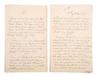 [GERONIMO] - [LATE INDIAN WARS]. DALY, Henry W. (1850-1931). Diary of Campaign against Hostile Apaches in 1885-6 with Capt. Emmet Crawford, by Henry W. Daly Pack Master. [Cheyenne, WY], 29 May 1885 to 28 March 1886.