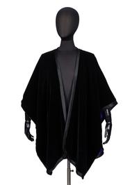Attributed to Yves Saint Laurent, Velvet Cape