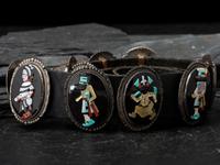 Mosaic Inlay Katsina Concha Belt