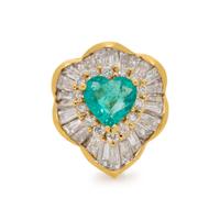 EMERALD AND DIAMOND RING