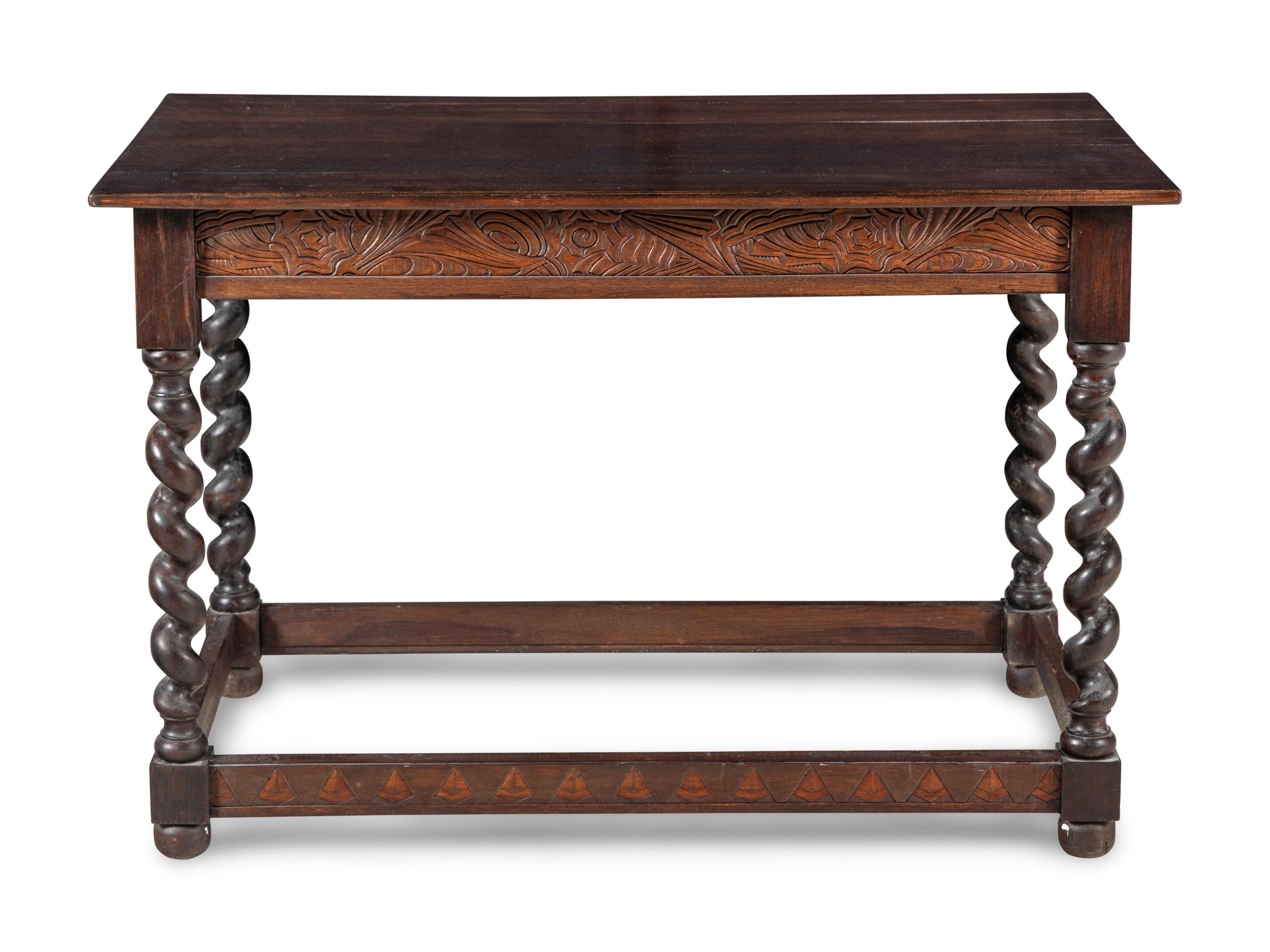 A Jacobean Style Oak Tavern Table
