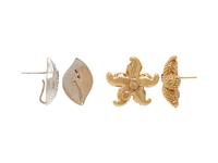 COLLECTION OF GOLD EARRINGS