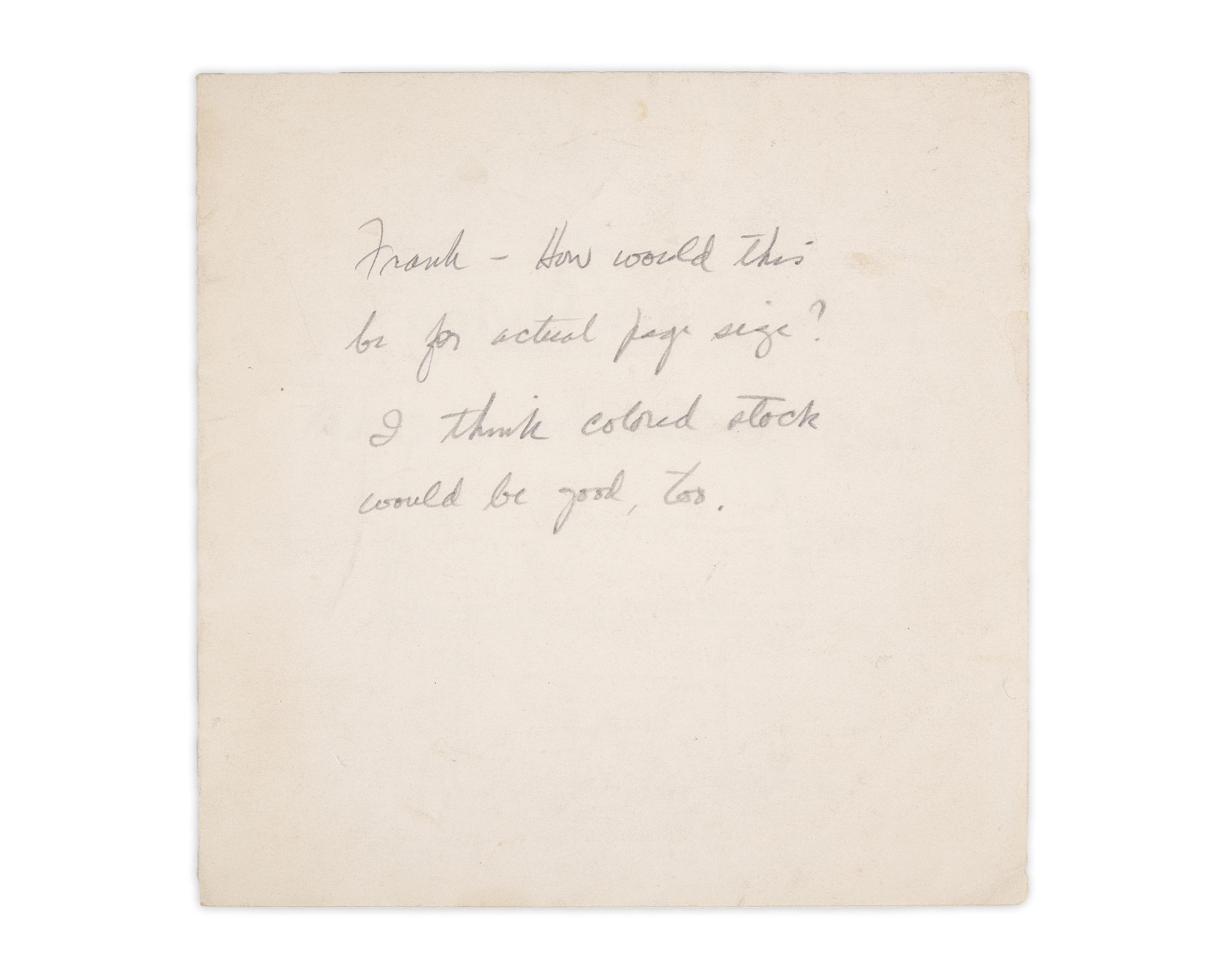 Schulz, Charles. Manuscript Mock-Up, Inscribed With Original Drawing