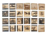 [SPANISH-AMERICAN WAR] -- [WORLD WAR I & II]. A group of photographs and documents involving the Spanish American War through World War I and II, including: