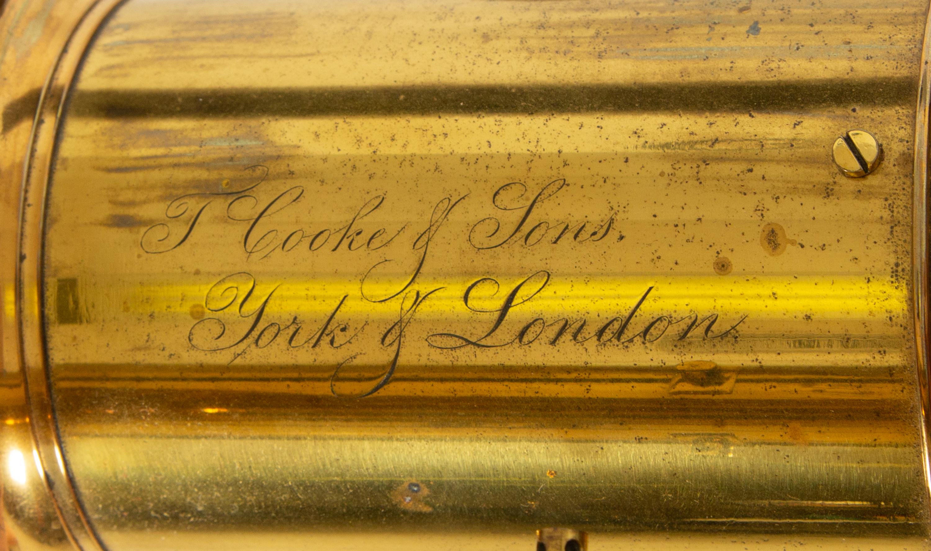 An English Brass Telescope by Cooke and Sons, York-London