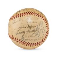 A 1941 Louisville Colonels Team Signed Autograph Baseball