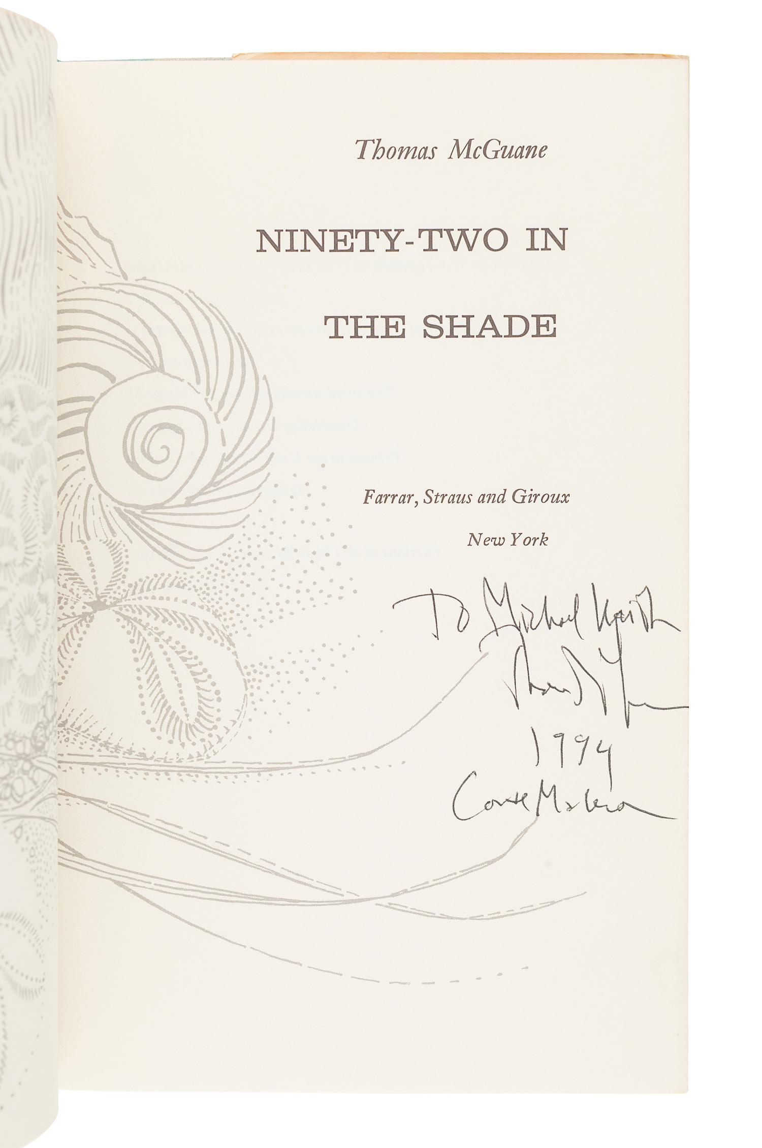 [LITERATURE - 20th CENTURY]. A group of 5 FIRST EDITIONS, comprising: