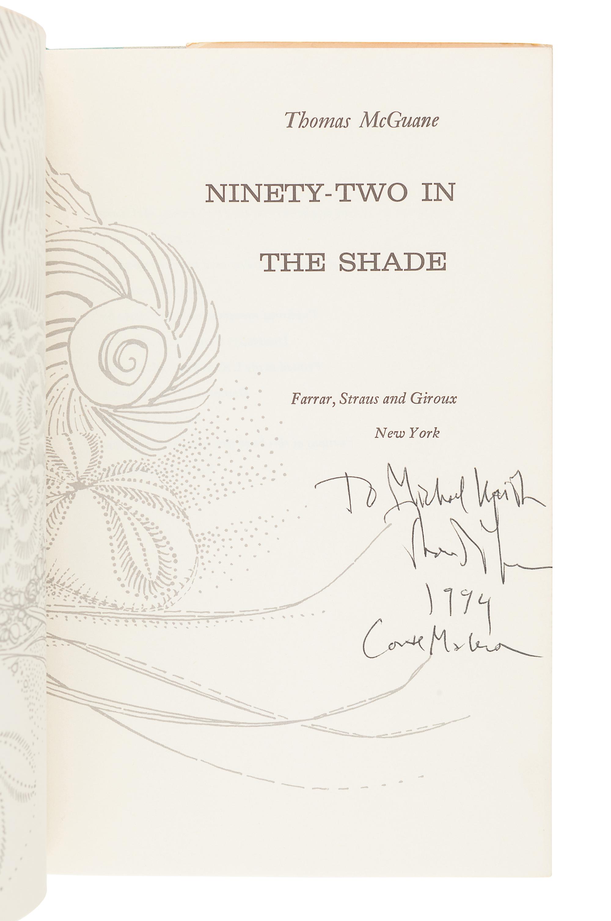 [LITERATURE - 20th CENTURY]. A group of 5 FIRST EDITIONS, comprising:
