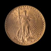 A United States 1924-D St. Gaudens $20 Gold Coin