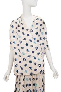 Hermès Three-Piece Silk Ensemble, 1980s