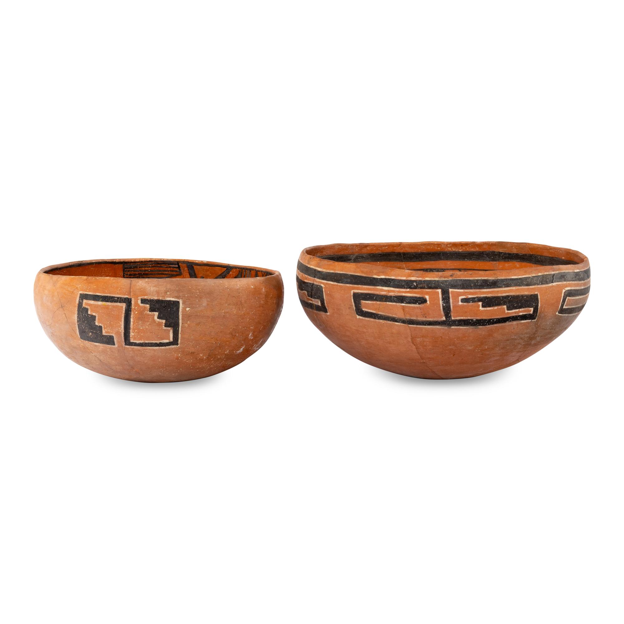 Ancestral Pueblo, Pinedale Polychrome Pottery Bowl