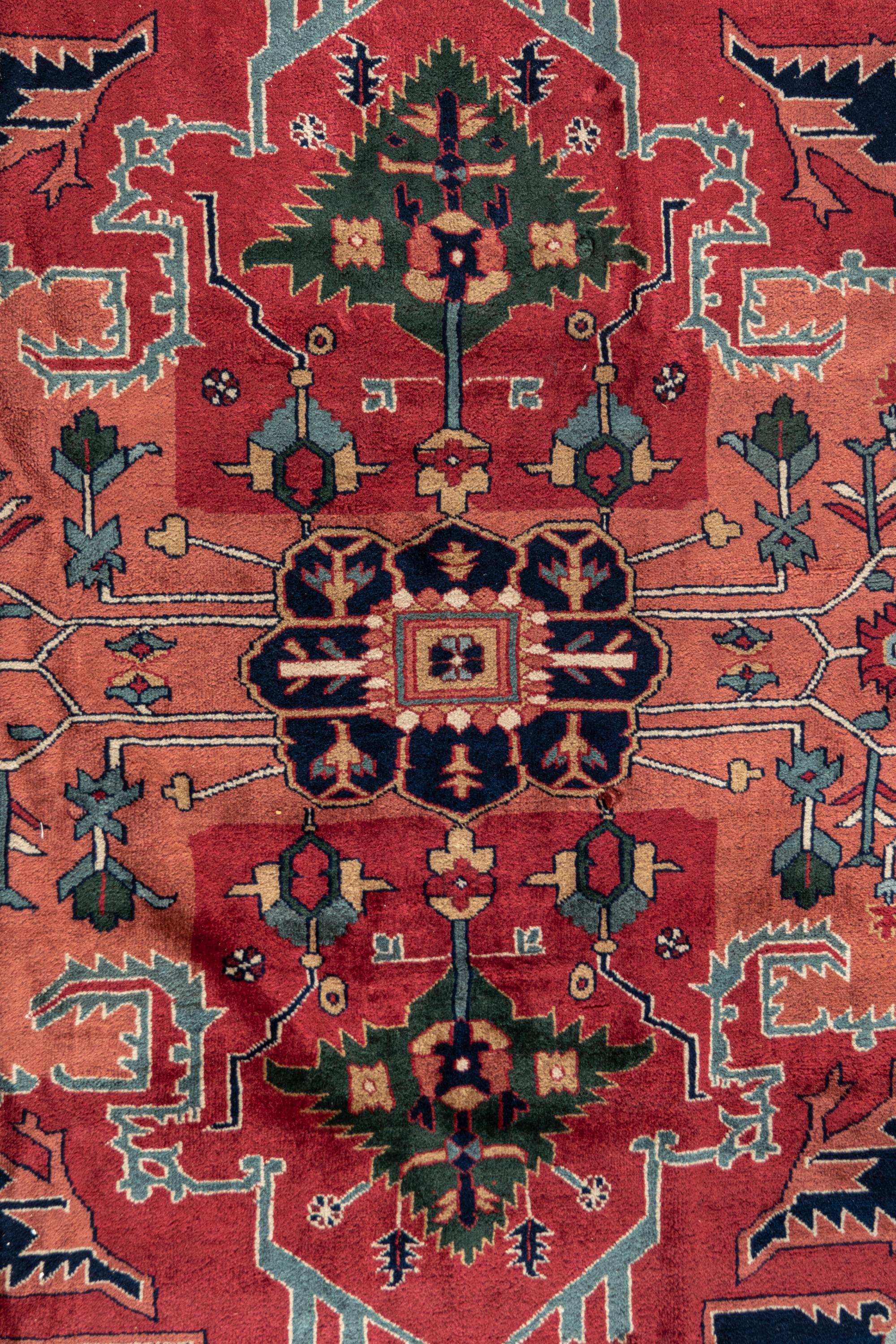 A Heriz Wool Rug