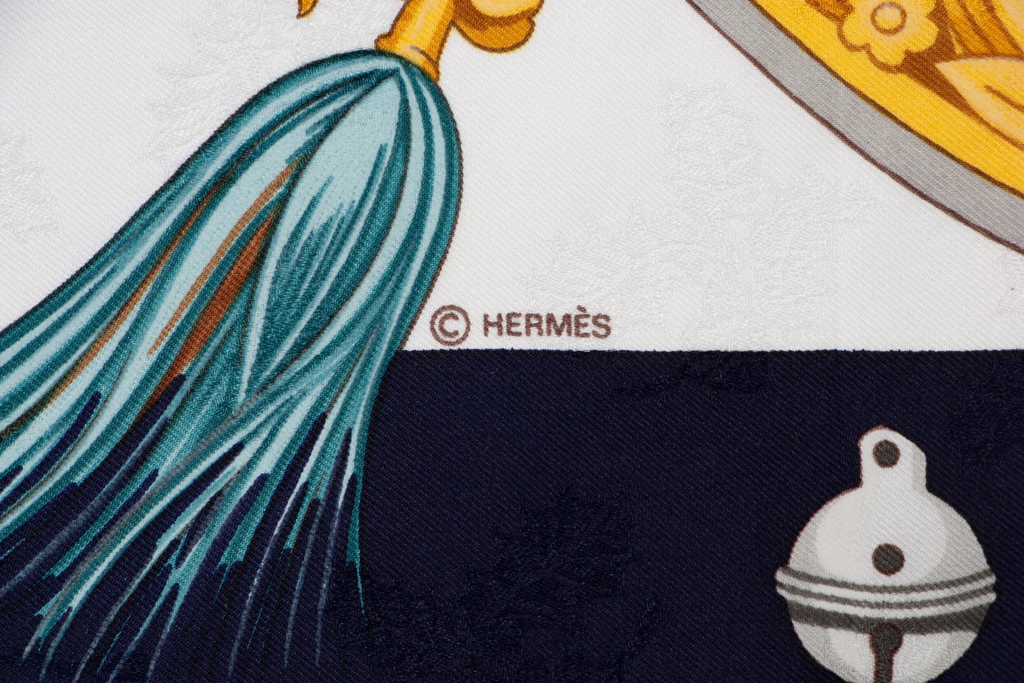 Three Hermès 90cm Silk Scarves