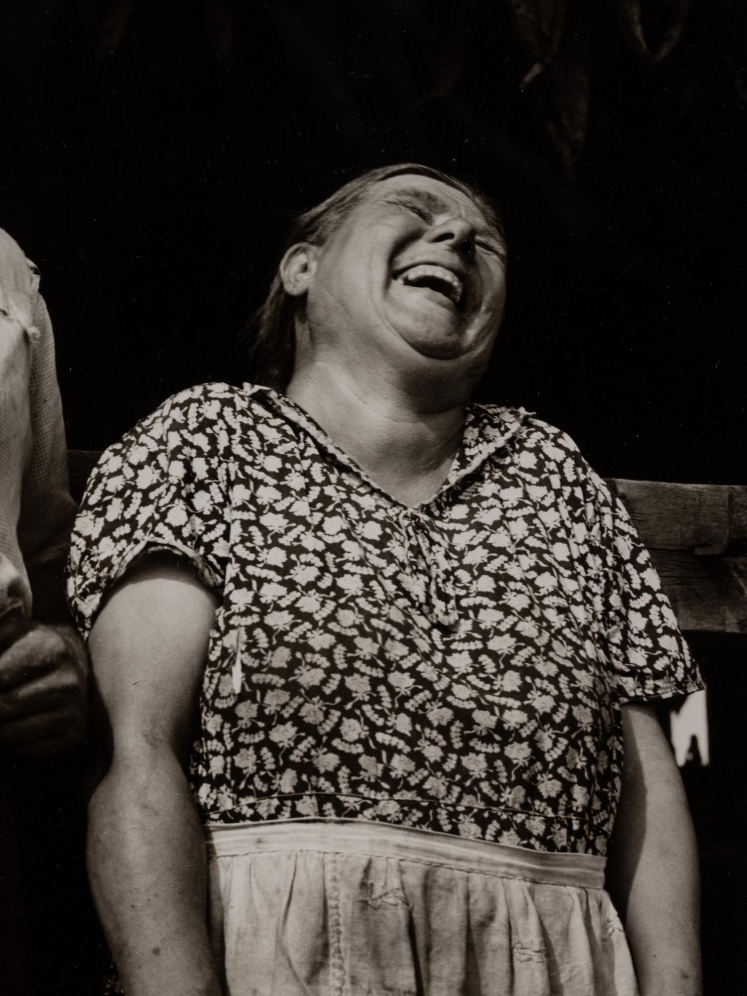 Laughing Tobacco Farmers, Near Windsor Locks, Connecticut, 1940 (printed 1978)