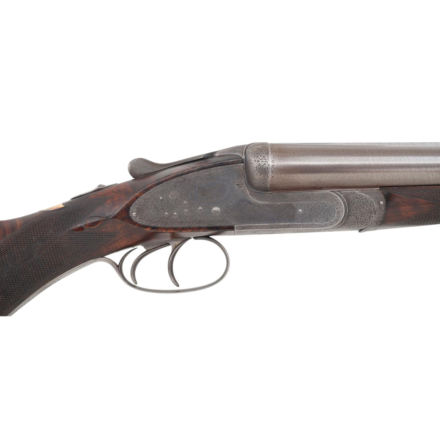 W & C Scott & Son Premier Ejector 12 Gauge Shotgun in Travel Case