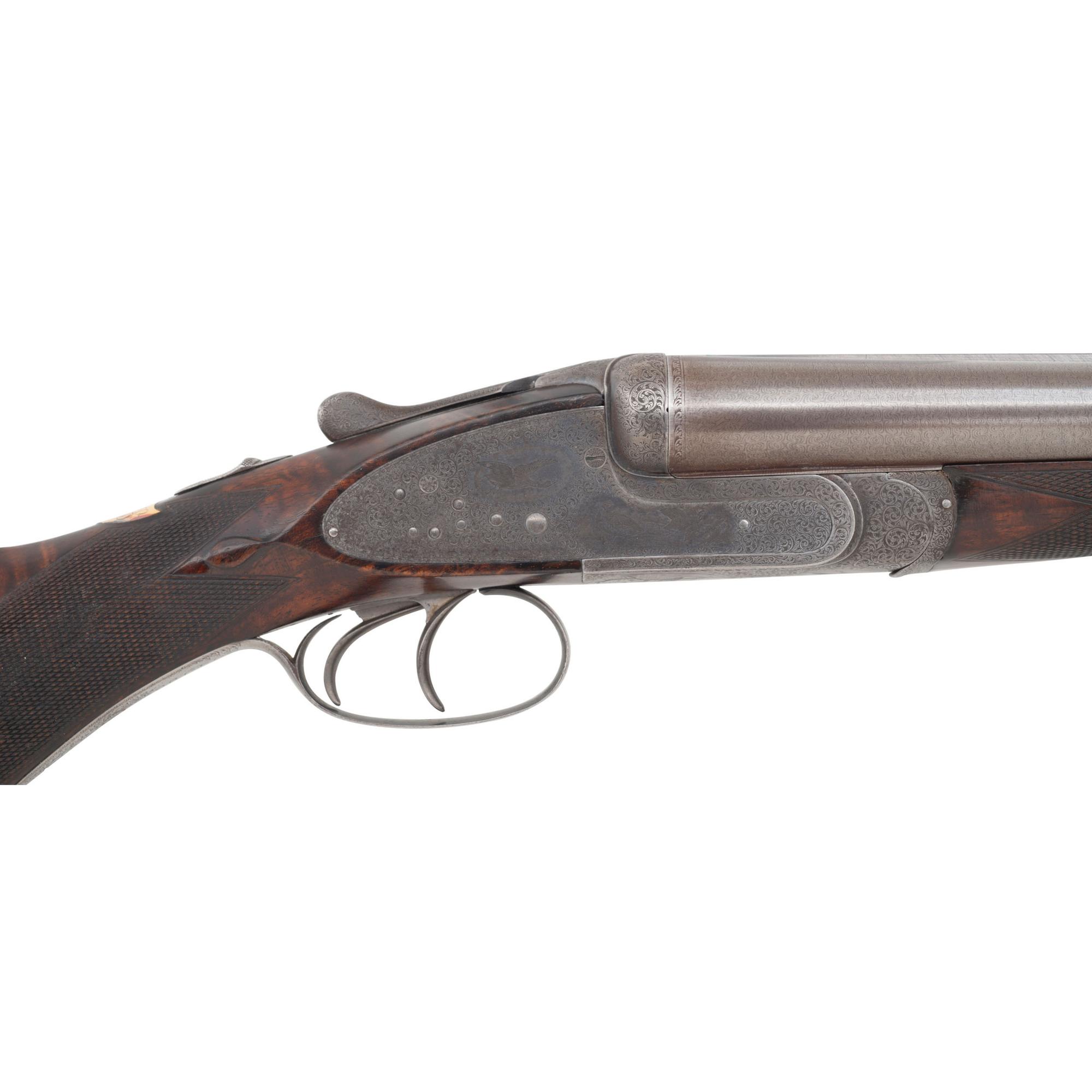 W & C Scott & Son Premier Ejector 12 Gauge Shotgun in Travel Case
