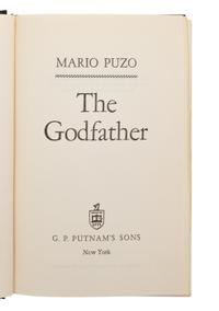 PUZO, Mario (1920-1999). The Godfather. New York: G. P. Putnam's Sons, 1969.