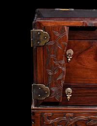 A Chinese Huali Wood Seal Chest