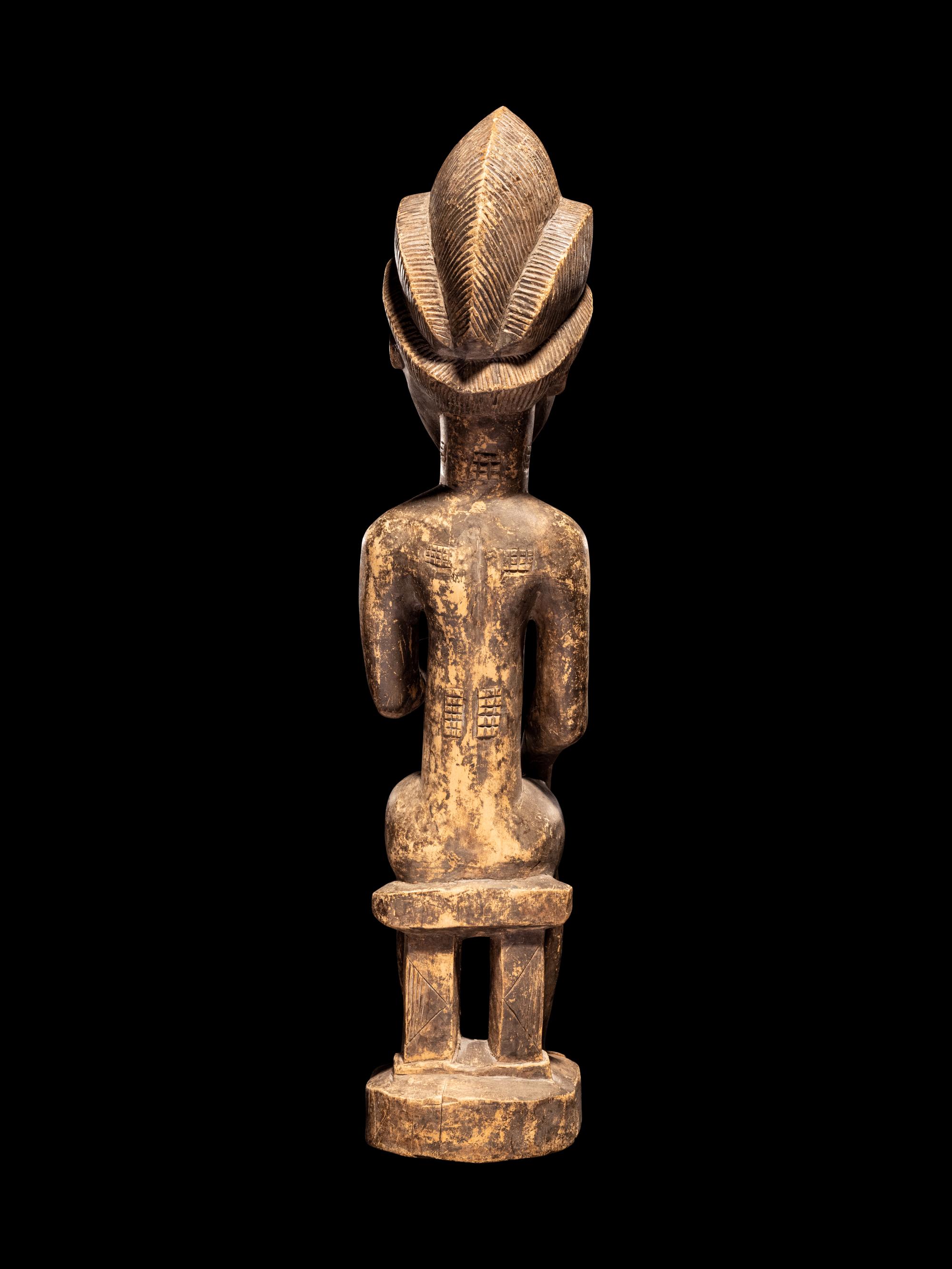 An African Wood Male Figure