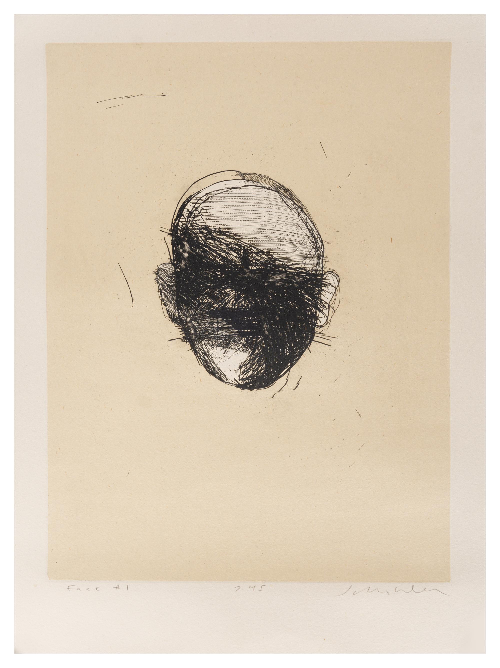 Three Works: Face #1, Face # 2 and Face #3 , edition 7/45