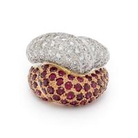 RUBY AND DIAMOND RING