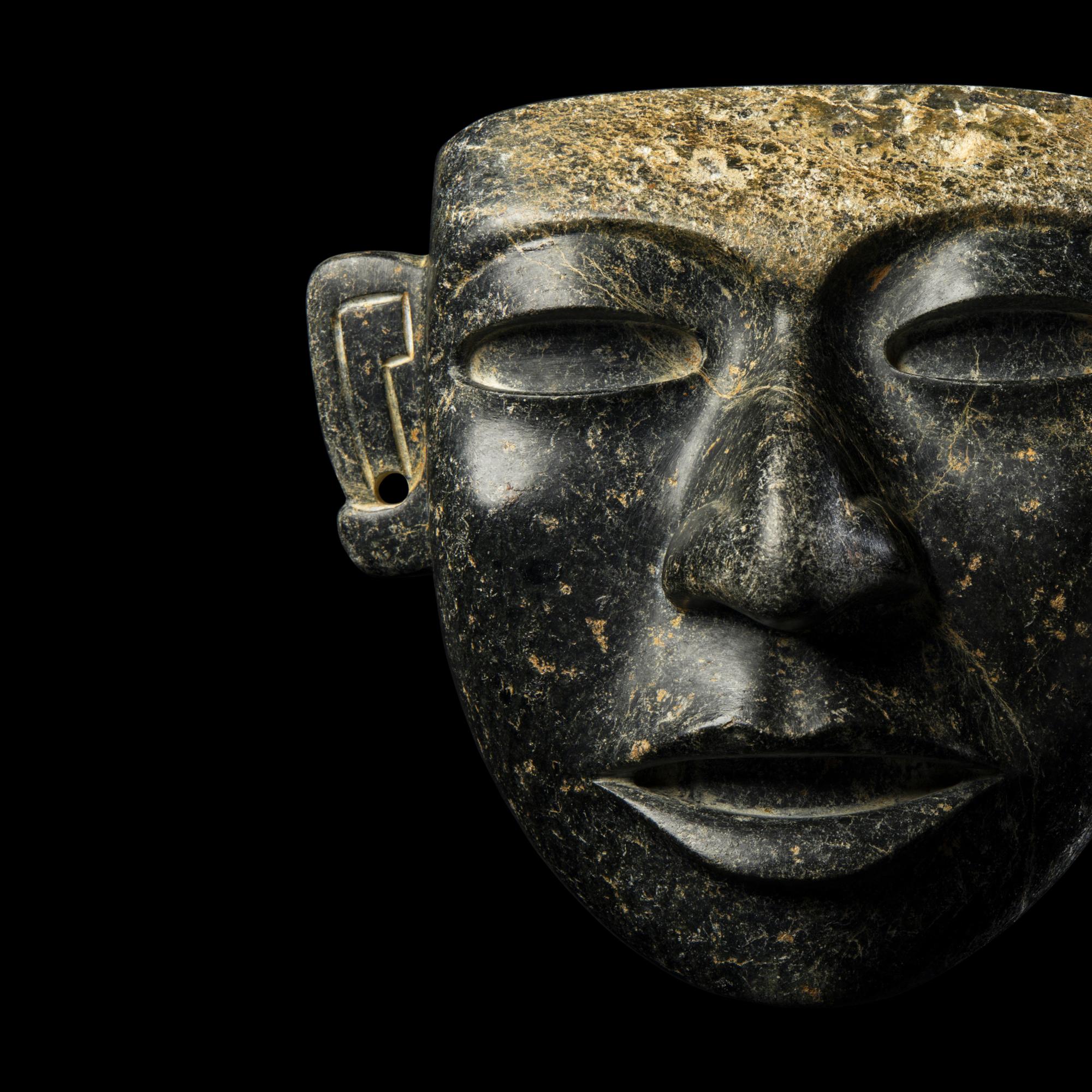 A Teotihuacan Serpentine Mask