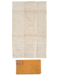 [CIVIL WAR]. Extensive letter archive of Private David W. Masten, Co. E, New York 143rd Infantry, musician, private, and member of the Ambulance Corps.