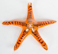 A Painted Glass Model of a Starfish — 20TH CENTURY