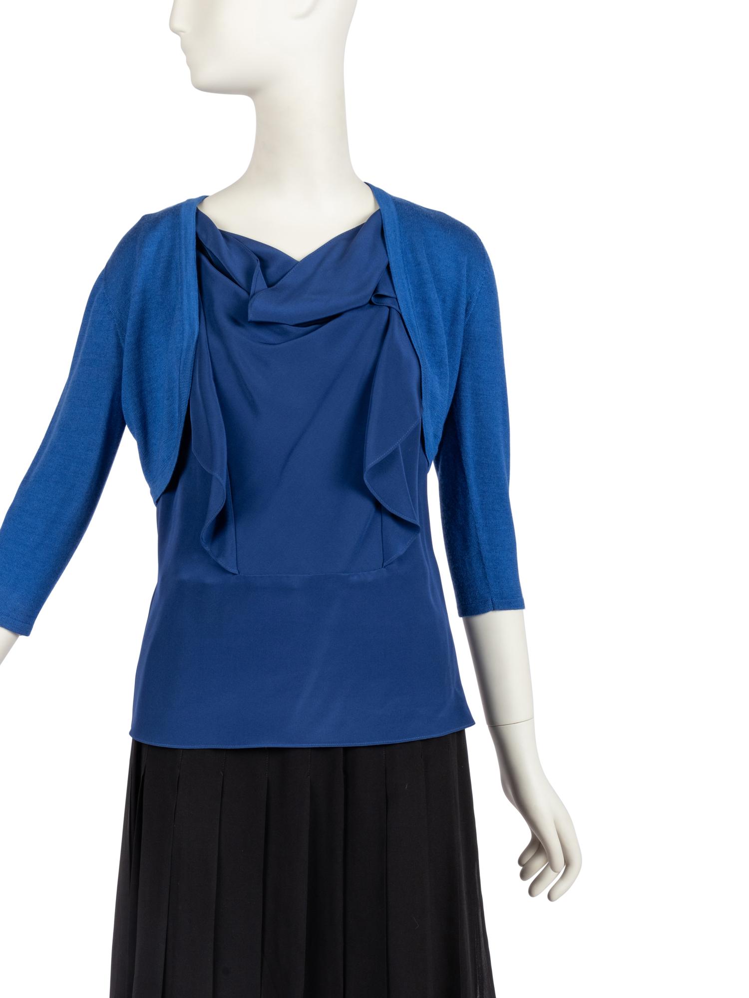 Four Oscar de la Renta Items: One Dress and Cardigan, One Cardigan and Blouse, 2012-14