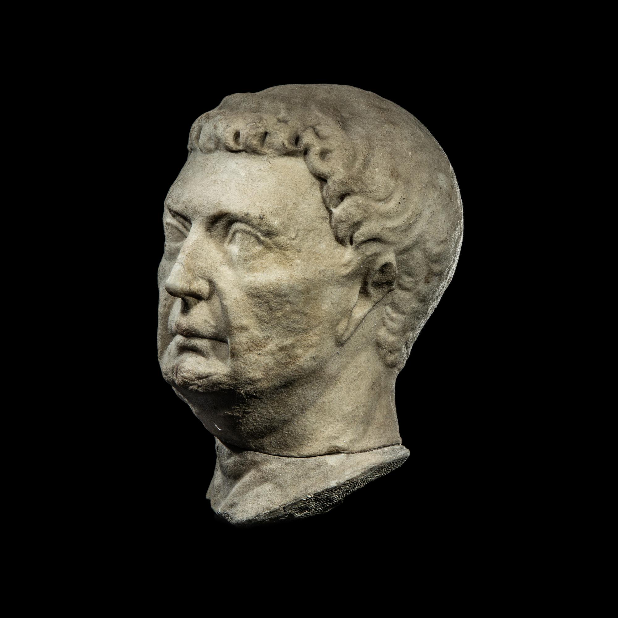 A Roman Marble Portrait Head of a Man