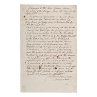 [CIVIL WAR]. HARWOOD, Andrew (1802-1884). A group of 3 documents related to Rear Admiral Andrew A. Harwood, comprising: