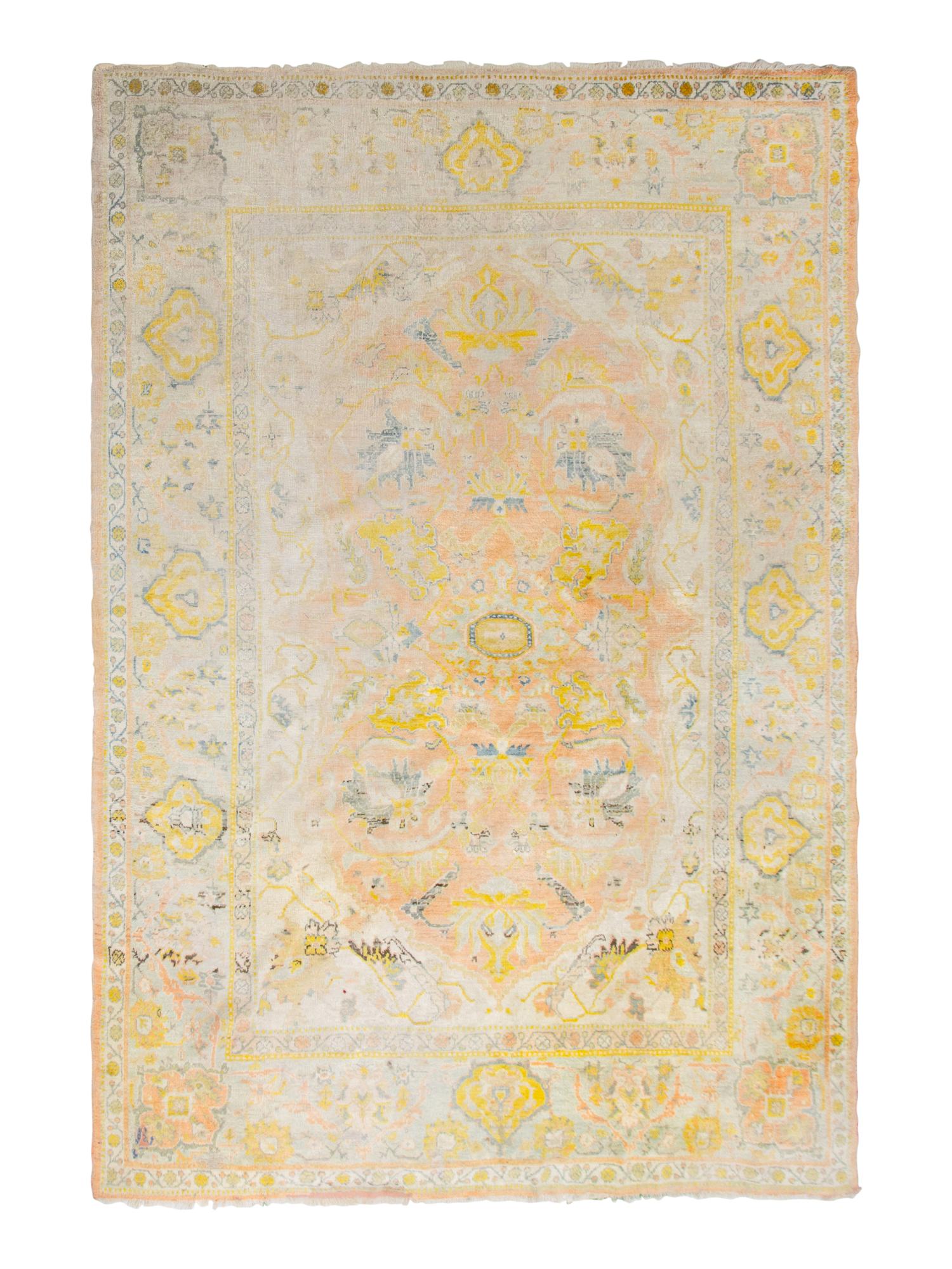 An Oushak Wool Rug