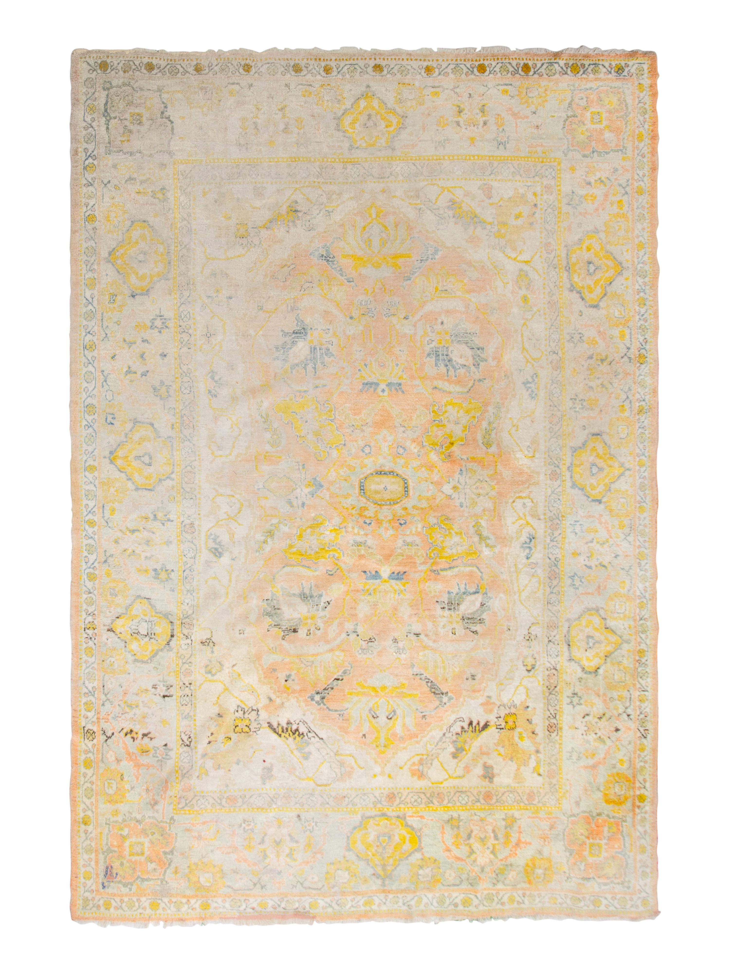 An Oushak Wool Rug