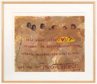 Nancy Spero (American, 1926-2009) - This Womb Does Not Belong to Doctors…
