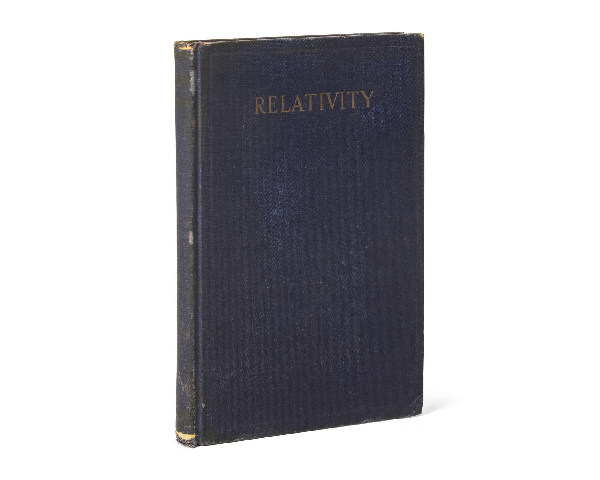 [SCIENCE & MEDICINE]. EINSTEIN, Albert. Relativity The Special and General Theory. New York: Henry Holt and Company, 1920.