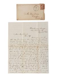 [CIVIL WAR]. Letters written from the Western Theater by Captain LaFayette Twitchell, Co. I, 136th Illinois Infantry, May-October 1864.
