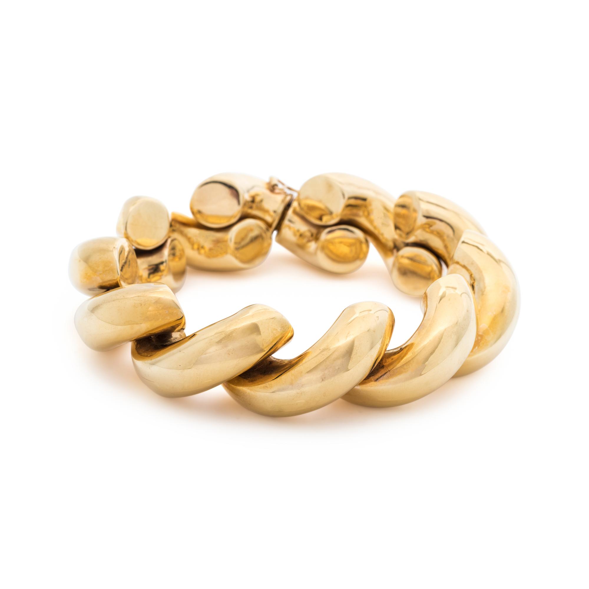 YELLOW GOLD BRACELET